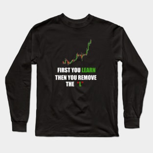 Forex Trader Mindset Design Long Sleeve T-Shirt